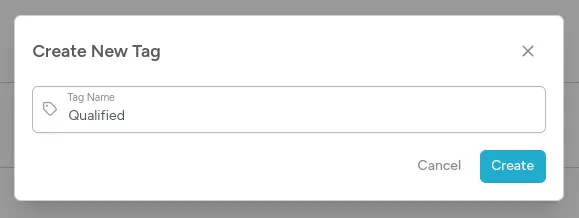 Create New Tag
