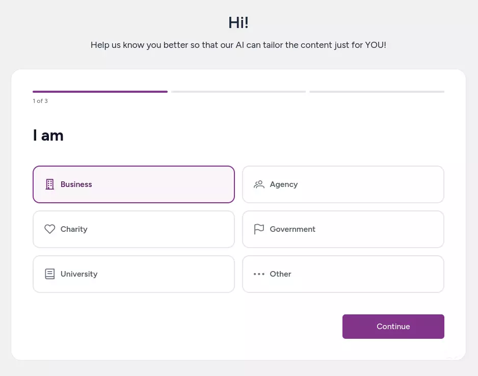 Onboarding Survey