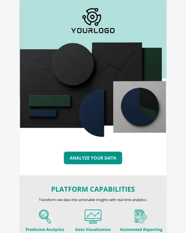 Preview of the AI Data Analytics Platform email template